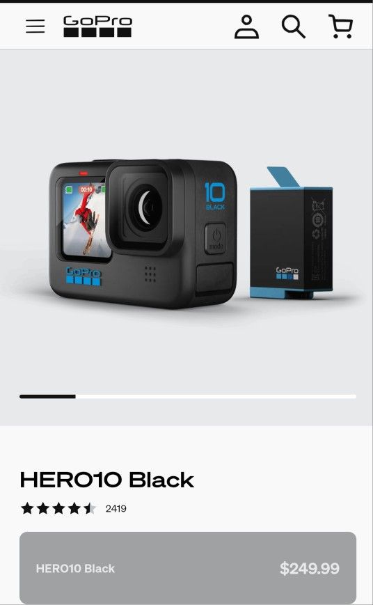 GoPro Hero 10 w/bonuses