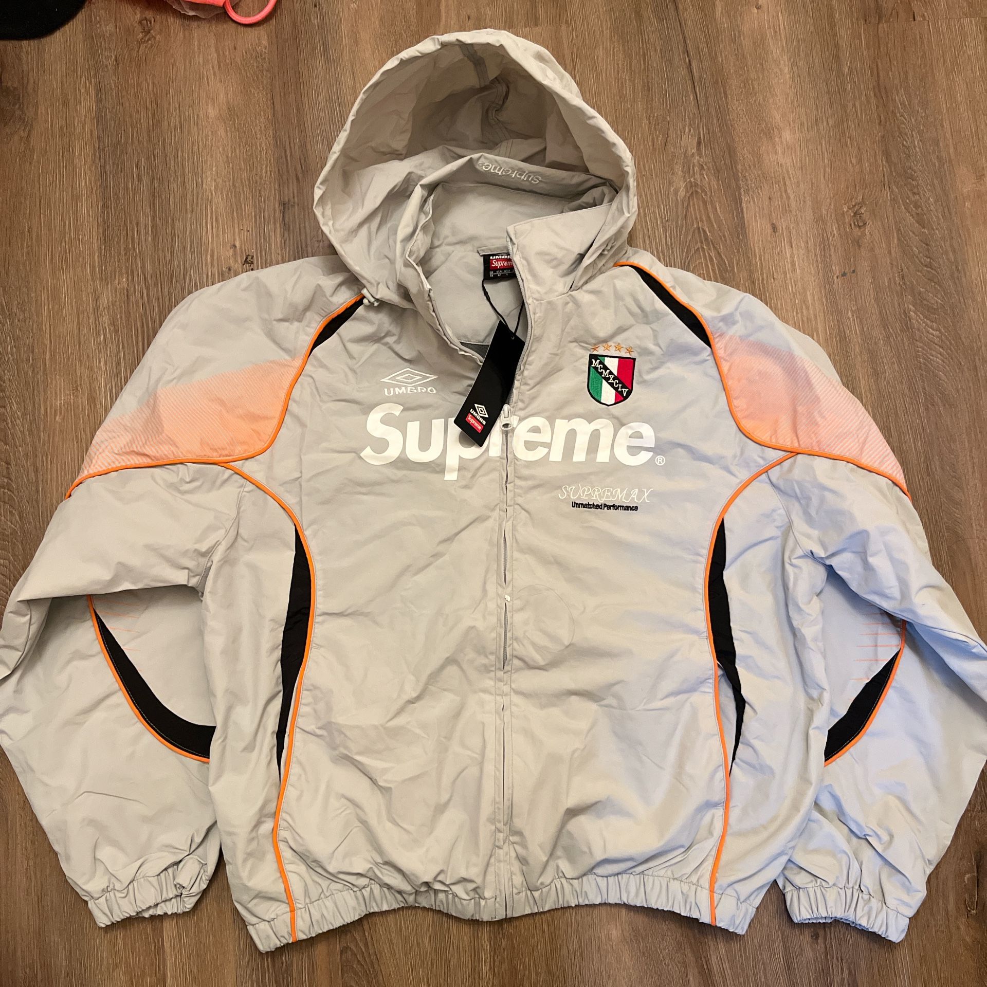 supreme x umbro windbreaker