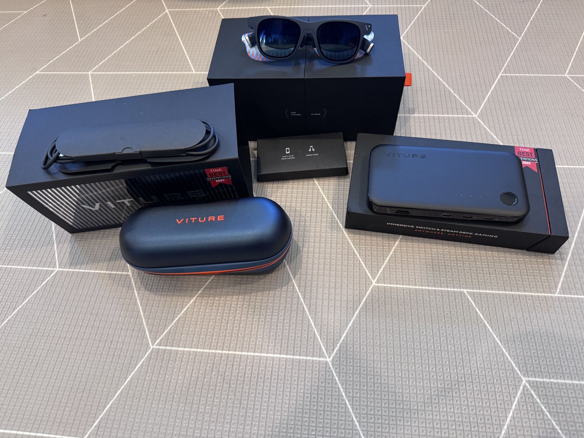 VITURE One Dock Pack: XR/AR Glasses & Mobile Dock, fits Switch, Switch OLED, Fire TV, PS/Xbx, Co-op & Movie Sharing