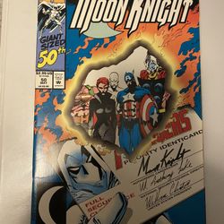 Marc Spector Moon Knight 50 Die-cut Cover 1993 Avengers Marvel Comics