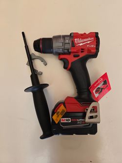 Milwaukee M18 Fuel 4-Gen Hammer Drill Driver With Battery (No Charger)