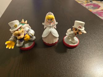 Super Mario Odyssey Wedding Amiibo Set of 3