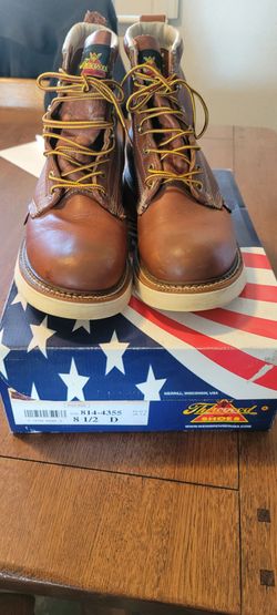 Thorogood 6" Soft toe work boots size 8.5 D
