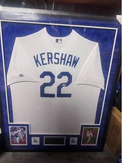 Clayton Kershaw Framed Jersey