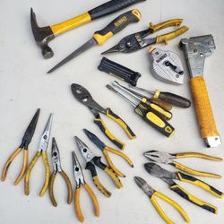 DeWALT And Yellow Tools 