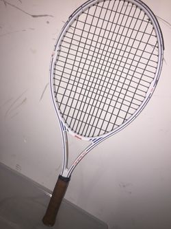 Tennis racket with bag
