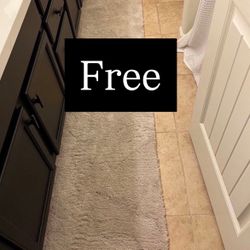Two Free Bath Mats
