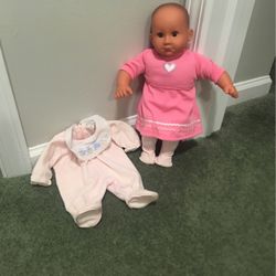 My Twinn 14.5”  Baby Doll With 2 Outfits!