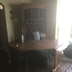 Solid Wood Corner Desk
