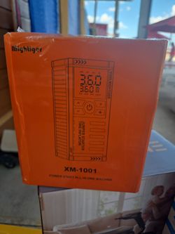 Battery jump starter and tire inflator