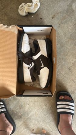 Nike gold shoes, size 10 medium