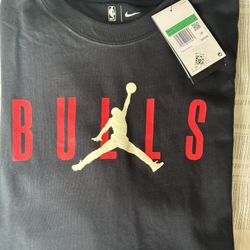 Bulls Black Jordan Shirt