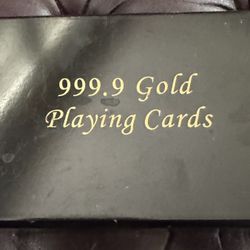 Playing cards Gold collectors Edition