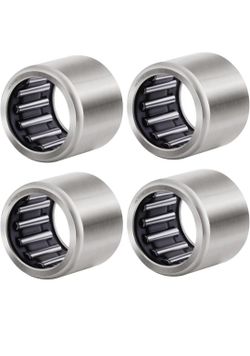 4 Pcs HK1712 17x23x12mm Needle Roller Bearings Open Ends