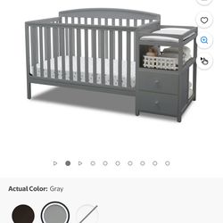 Baby Crib With Changing Table