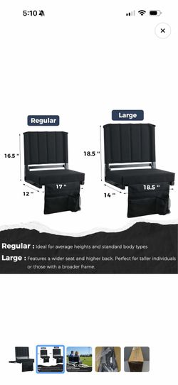 Stadium chairs