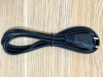 Black 2-Pin EU Power Cable