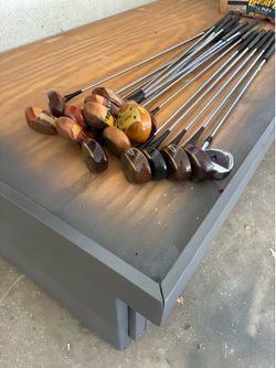 Wooden golf clubs