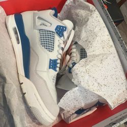 Military Blue Jordan Fours