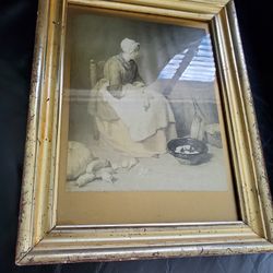 Jb Chardin THE KITCHEN MAID Art In Gold Frame 