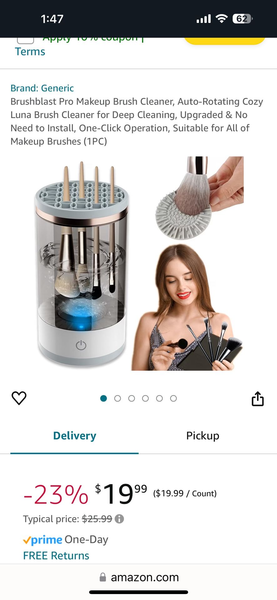 Makeup brush cleaner.