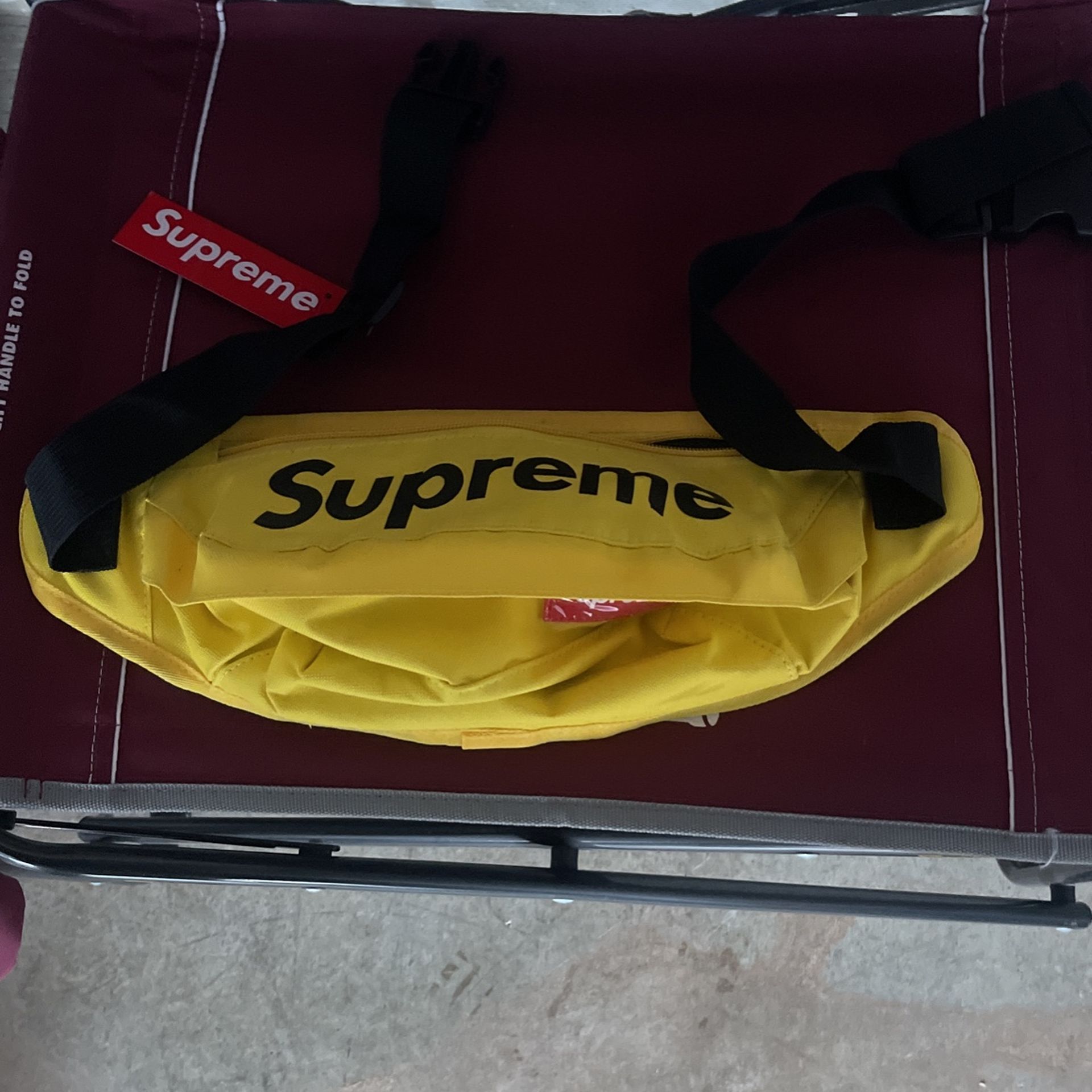 Supreme Bag Yellow Fanny Pack