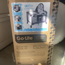 Baby Trend Go Lite Play Yard Crib Bassinet