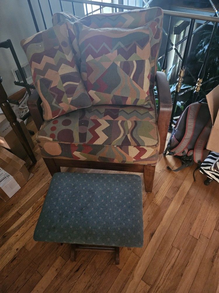 Chair And Ottoman