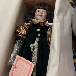 Limited Edition Porcelain Doll Marian Yu Designs w/ Certificate Vintage Collectible