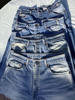 Mens Vintage Levi’s Jeans 2 34x30 And 2 36x30