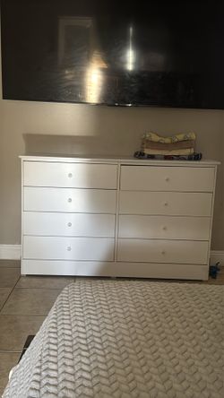 White dresser