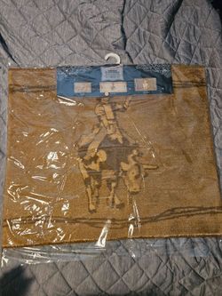 New Western Bull Riding Rug Mat 24" by 60"