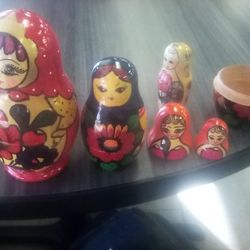 Ukrainian Vintage Nest Egg Dolls