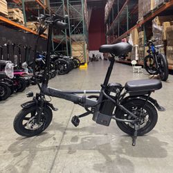 Folding electric bicycle