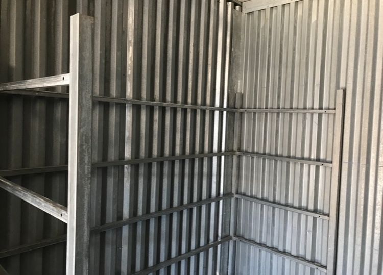 METAL FRAME - 70” WIDE X 32”-DEPTH X 80” (TALL) HEIGHT
