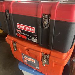 Craftsman and Home Depot tool box