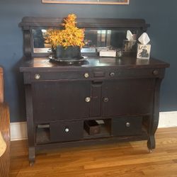 Solid Mahogany Antique  Buffett 