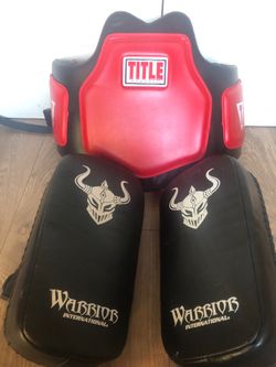 Boxing Body Pad Holder & Muay Thai Pads
