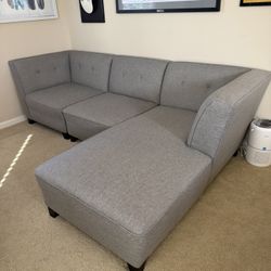 3 Piece Sectional Loveseat Sofa And Chaise