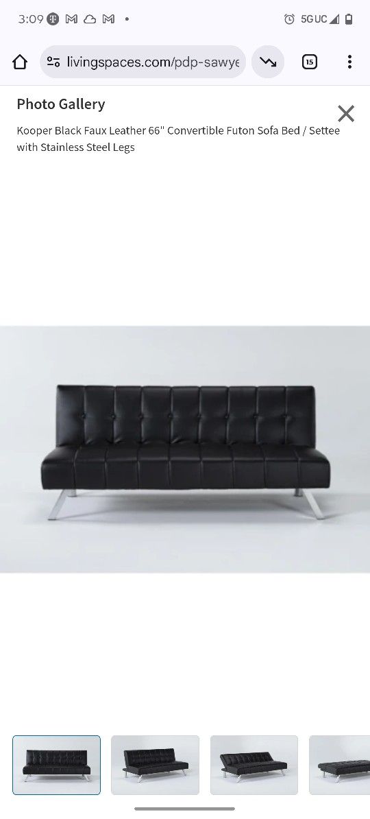 Brand New Daybed Folding Couch Leather 100 Bucks