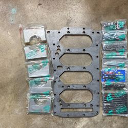 Rare 1.8t 20v IE Billet Engine Girdle And Tall Boy Main Caps With Hardware 