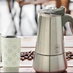 Tetera Para Espresso Y 1 Vaso Princess House 