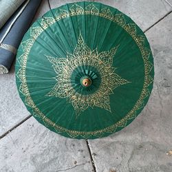 Umbrella - Decorative Asian Themes Manual Sun Shade
