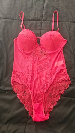 Red lace teddy