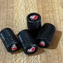 Audi S Line tire valve stem caps. New