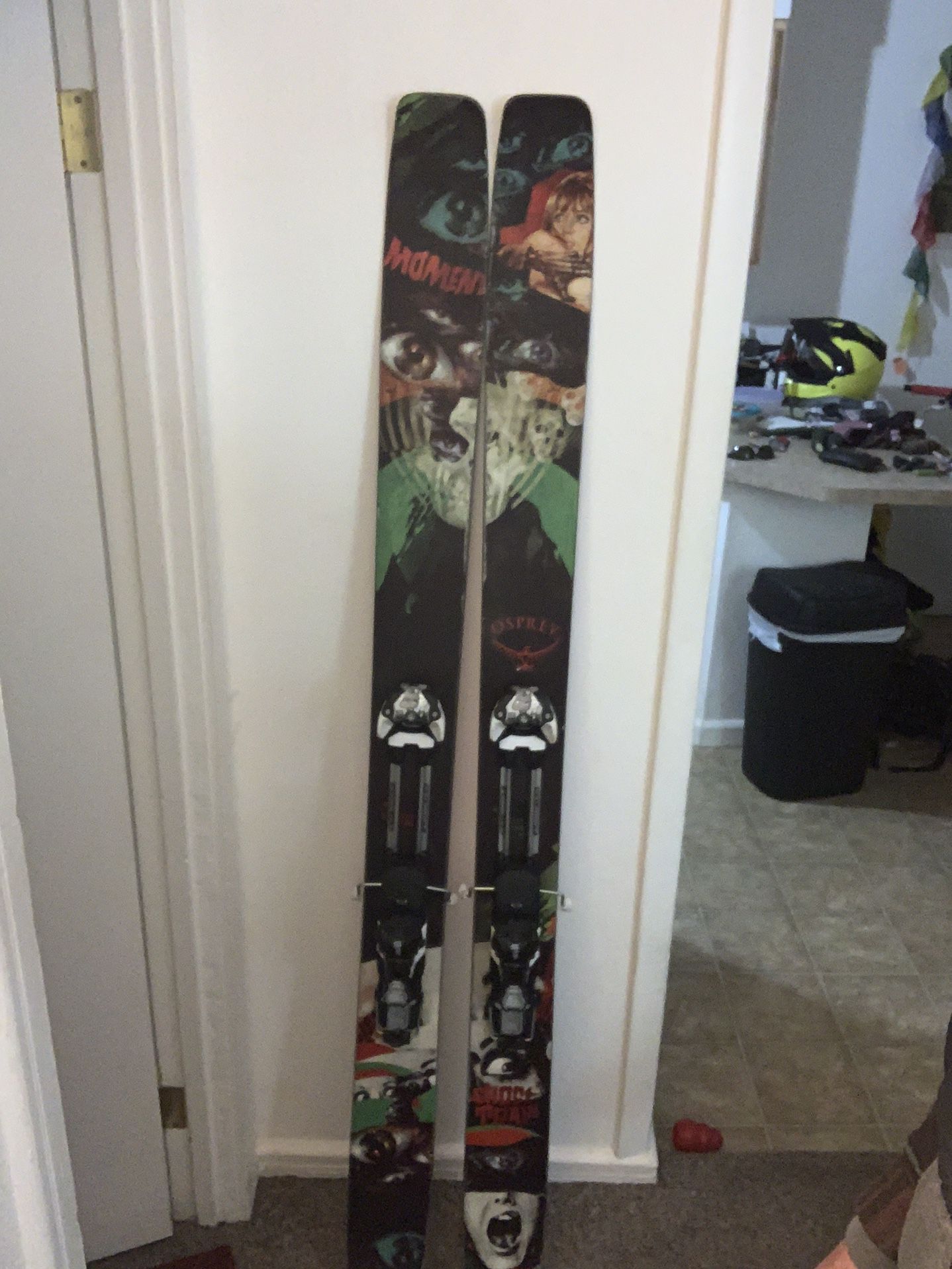 Moment Skis with Touring bindings