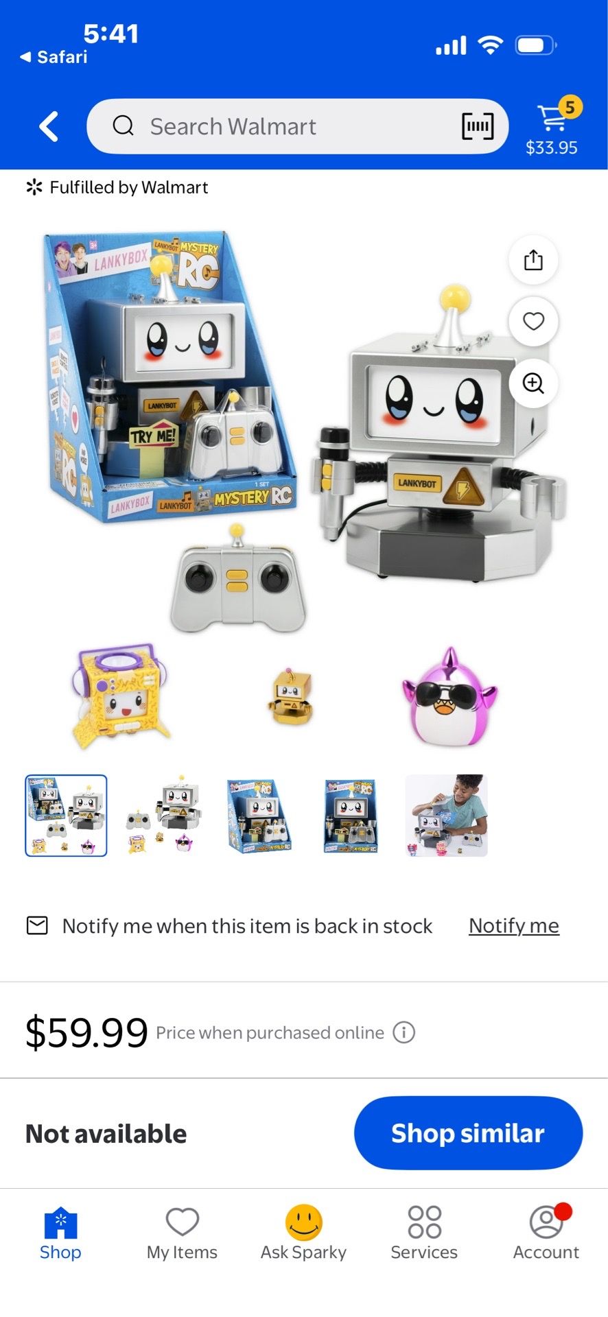 Lanky box robot RC