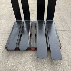 For sale a 2 sets of class 3 forklift forks.42 inches long $275, 48 inches long $300.