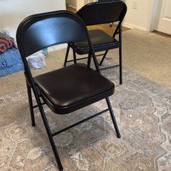 Black Folding Chair 