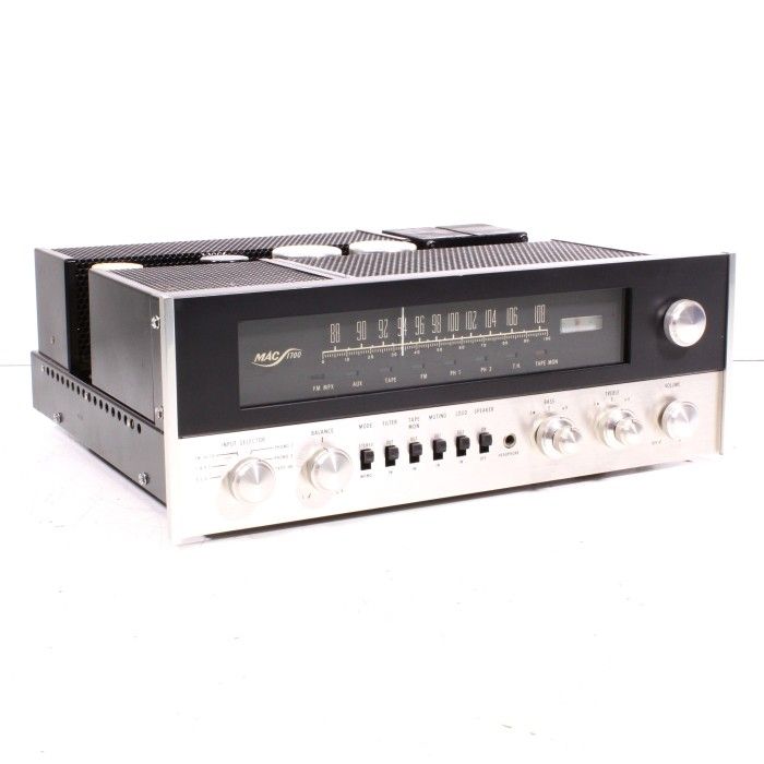 McIntosh MAC1700 RARE Vintage 2-Channel Hybrid Stereo Receiver Tubes (1967)
